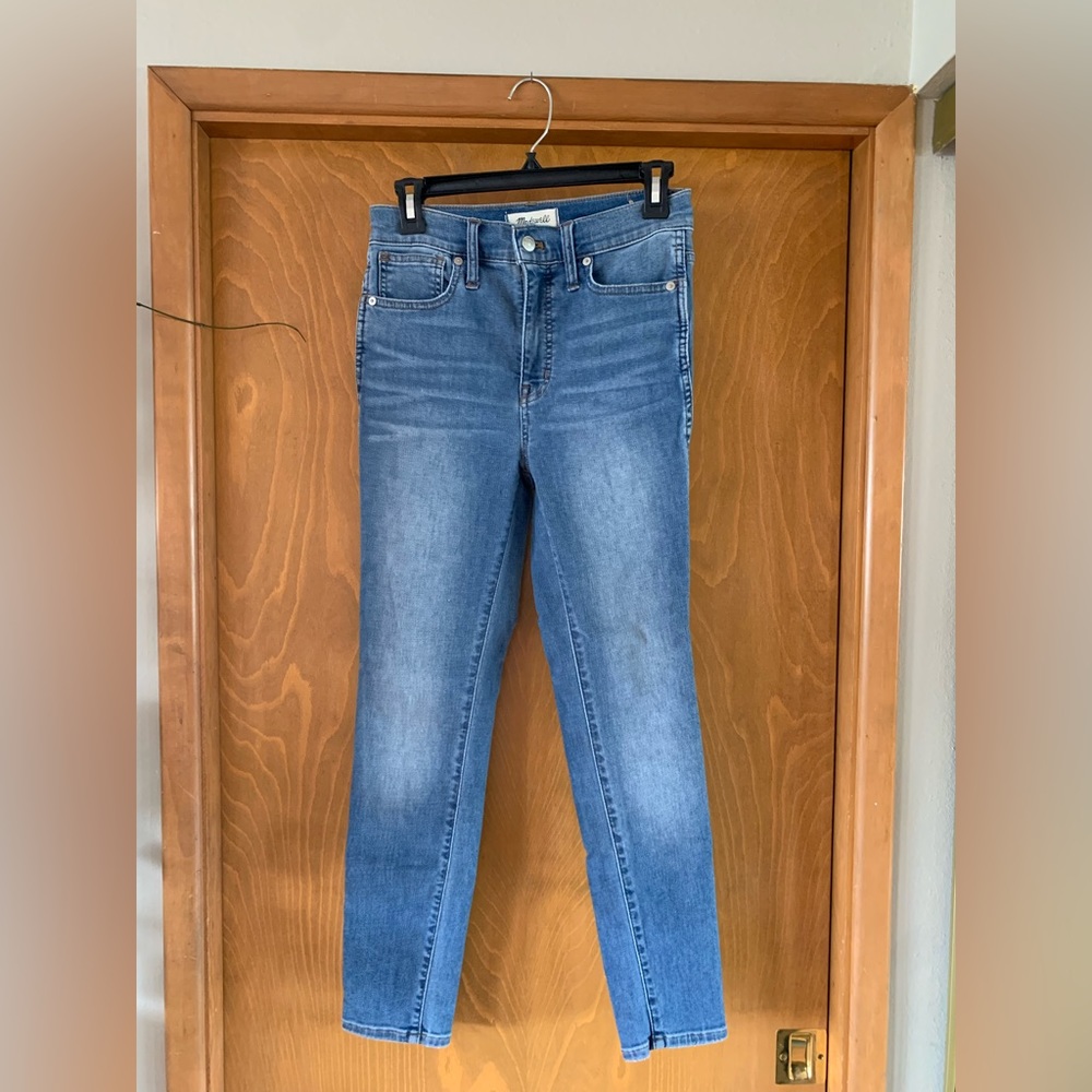 Madewell 10” high rise skinny crop jeans size 26